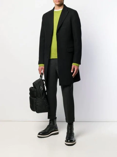 Shop Neil Barrett Cropped Trousers In Black