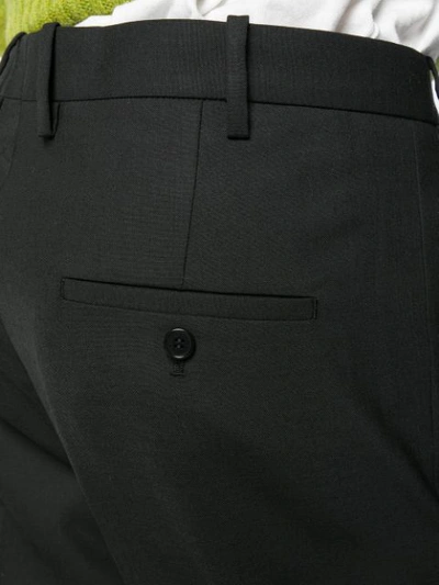 NEIL BARRETT CROPPED TROUSERS - 黑色