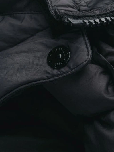 Shop Stone Island Quilted Down Jacket In Grey