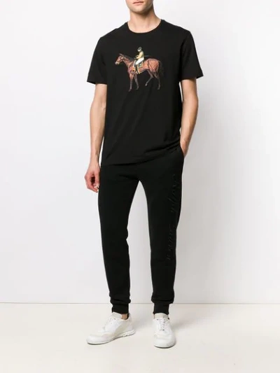Polo Ralph Lauren Tapered Jogging Trousers In Black