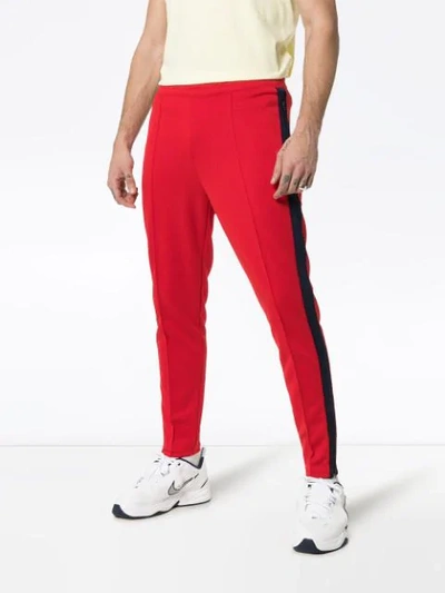 Shop Nike X Martine Rose Red And Blue Sweatpants