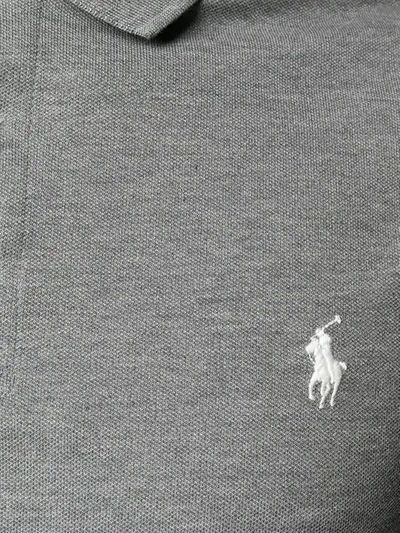POLO RALPH LAUREN LOGO刺绣POLO衫 - 灰色