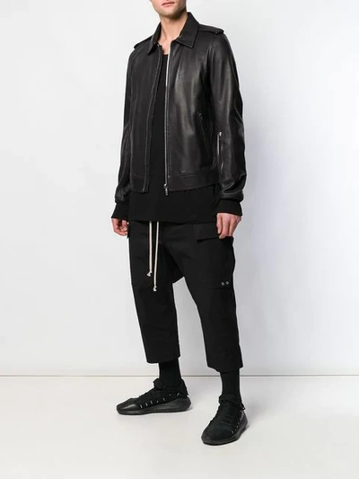 Shop Rick Owens Rotterdam Jacket In Black