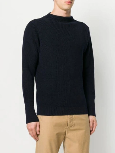 Shop Andersen-andersen Crew Neck Jumper In Blue