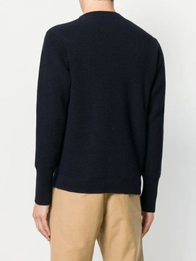 Shop Andersen-andersen Crew Neck Jumper In Blue