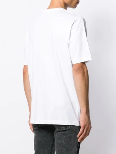 Shop Diesel Logo T-shirt In White