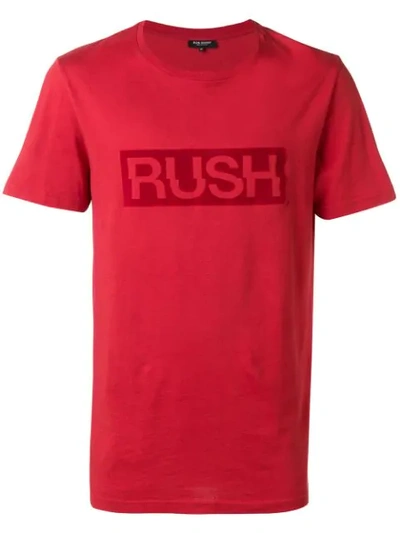 Shop Ron Dorff T-shirt Mit "rush"-print In Red