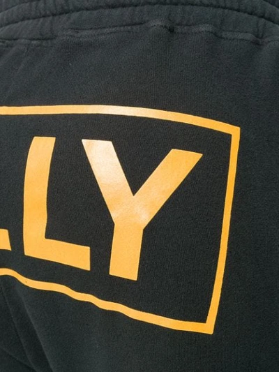Shop Billy Logo Print Track Pants In Black