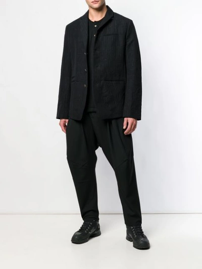 INDIVIDUAL SENTIMENTS INDIVIDUAL SENTIMENTS JK59CL21 BLACK LINEN/FLAX/COTTON/WOOL/RAYON/NYLON - 黑色