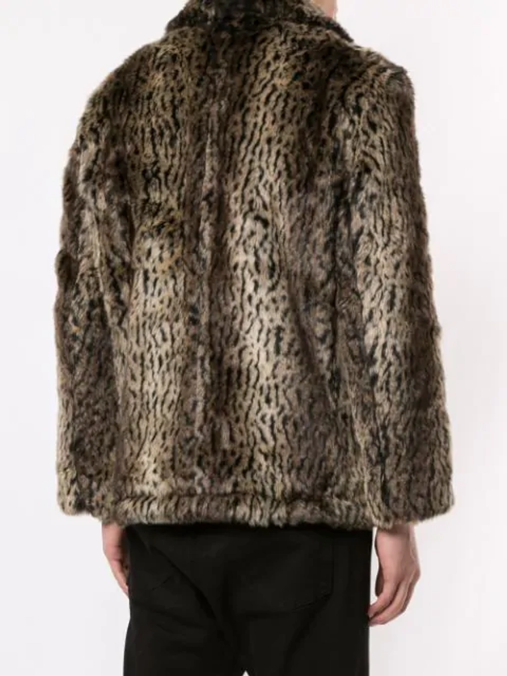 Supreme Schott Faux Fur Peacoat Fw17 In Brown | ModeSens Supreme Schott Faux Fur Peacoat Fw17 In Brown | ModeSens