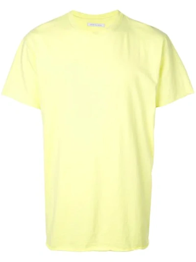 Shop John Elliott Short Sleeve T-shirt In Yellow