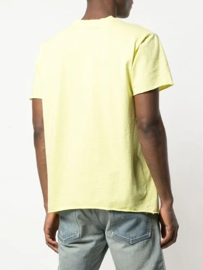 Shop John Elliott Short Sleeve T-shirt In Yellow