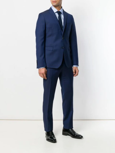 Shop Paoloni Two Piece Suit In Blue