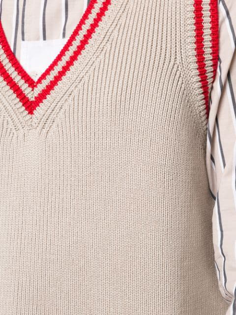 maison margiela striped sweater