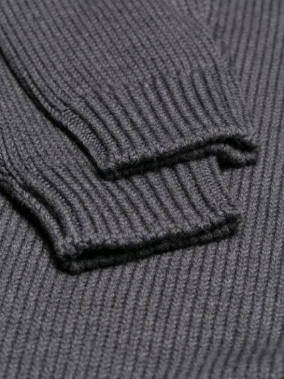 Shop Fendi Logo Patch Sweatshirt - Grey