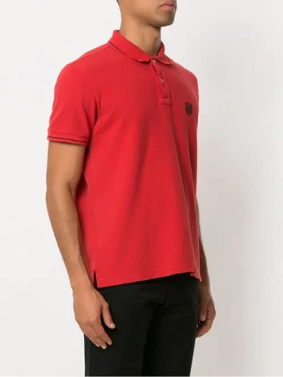 Shop Osklen Polo Shirt In Red