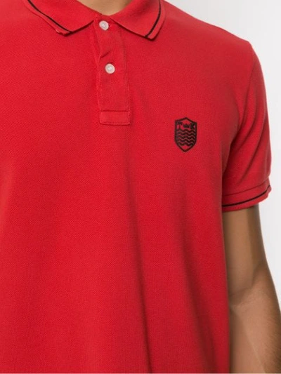 Shop Osklen Polo Shirt In Red