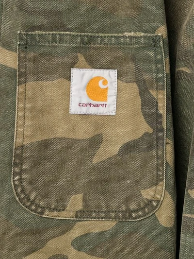 Shop Carhartt Military Jacket In Green