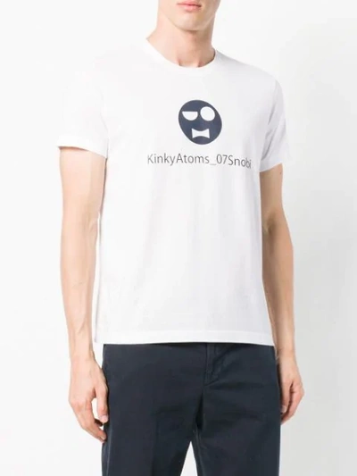 Shop Aspesi Kinkyatoms Printed T-shirt In White