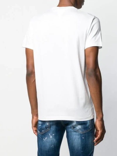 Shop Dsquared2 Tape Print T-shirt In White