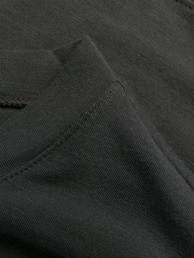 Shop Giorgio Armani Fitted Sweatshirt In Grey