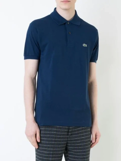 Shop Lacoste Classic Piqué Polo Shirt - Blue