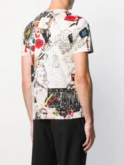 Shop Fendi T-shirt Mit Karl Kollage-print In F18n2-multicolor+multicol