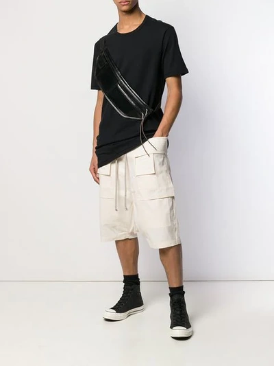 Shop Rick Owens Drkshdw Oversized Pocket Shorts In Neutrals