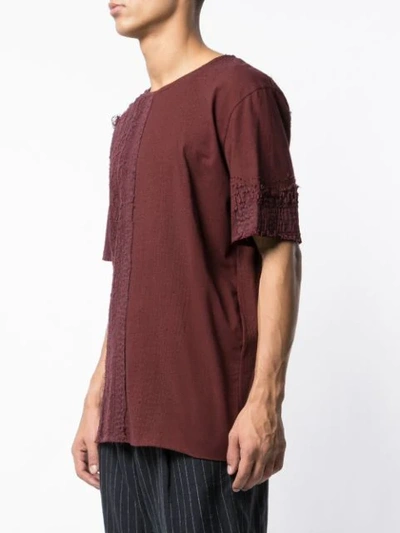 Shop By Walid Textured T In Red