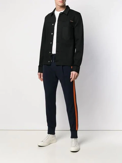 Black Selvedge Denim Ronny Jacket In Denimblack