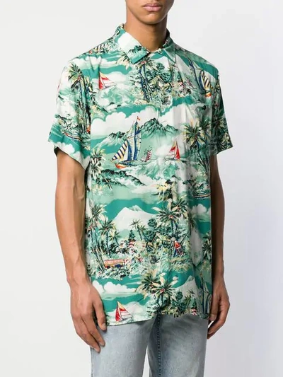 Shop Polo Ralph Lauren Tropical Print Shirt - Green