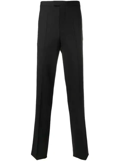 Shop Raf Simons Straight-leg Tailored Trousers In Black