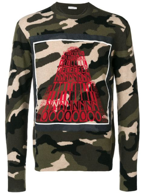 red camo jumper