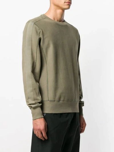 Shop Belstaff Panelled Sweatshirt In Green