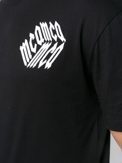 Shop Mcq By Alexander Mcqueen Printed T In Black