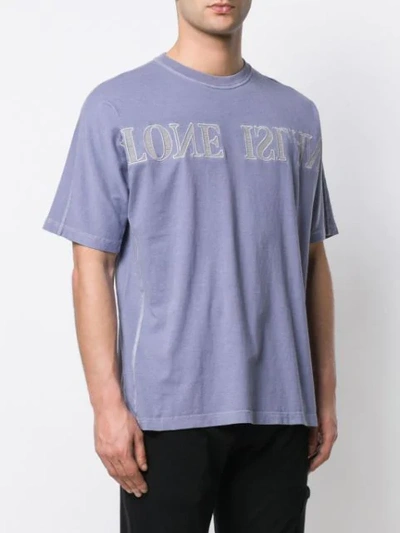 Shop Stone Island Logo Embroidered T In V0147
