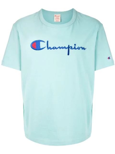 champion shirt teal