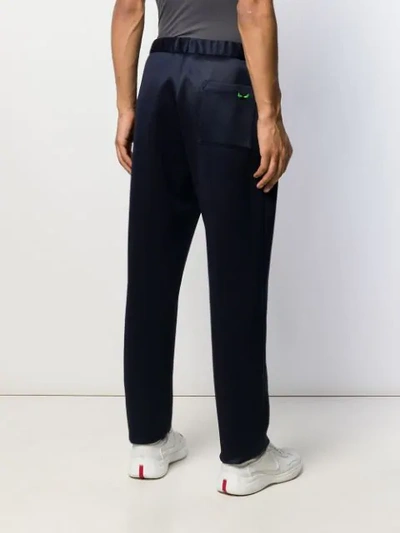 Shop Fendi Tailored Trousers In F0qa2-blue