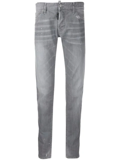 Shop Dsquared2 Slim-fit Jeans In Grey