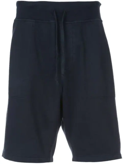 Shop Save Khaki United Fleece Sports Shorts In Blue