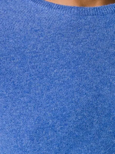 Shop Polo Ralph Lauren Cashmere Logo Jumper In Blue