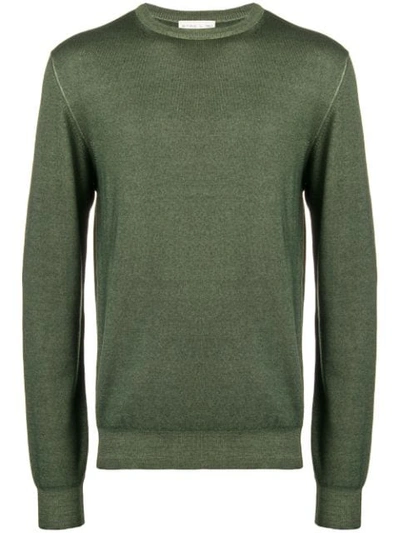 Shop Etro Crew Neck Sweater In Green