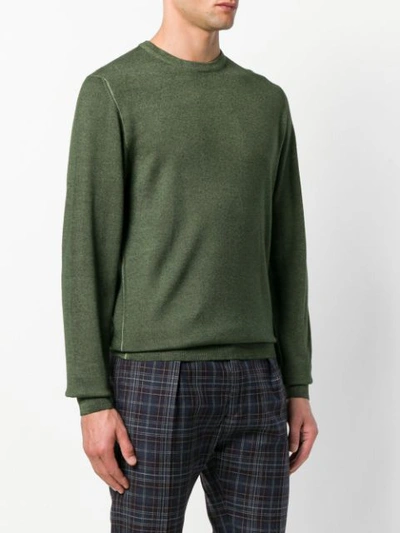 Shop Etro Crew Neck Sweater In Green