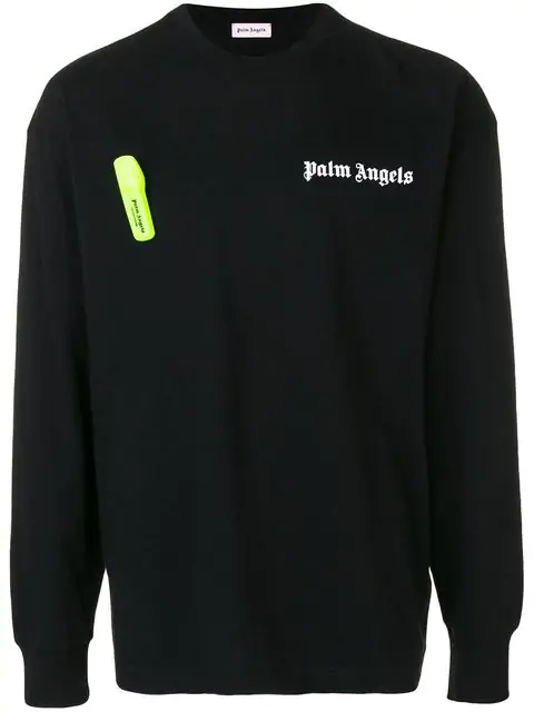 palm angels t shirt security tag