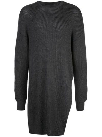 Shop The Viridi-anne Oversized Knit Sweater In Grey