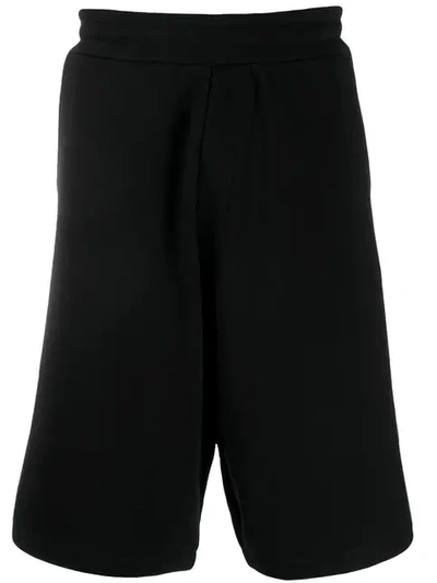 Shop Mcq By Alexander Mcqueen Logo Patch Track Shorts In Black