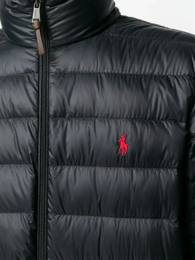 Shop Polo Ralph Lauren Padded Jacket In Black