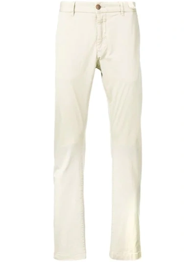 Shop Closed Classic Slim-fit Chinos In Neutrals