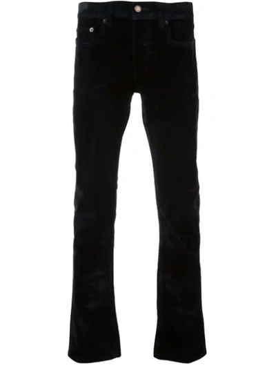 Shop Saint Laurent Slim Bootcut Jeans - Black