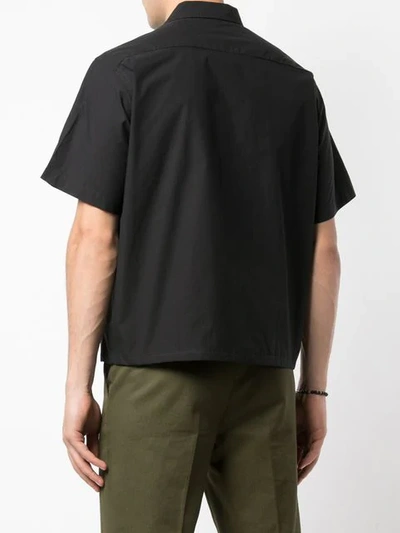SECOND/LAYER BOXY FIT SHIRT - 黑色
